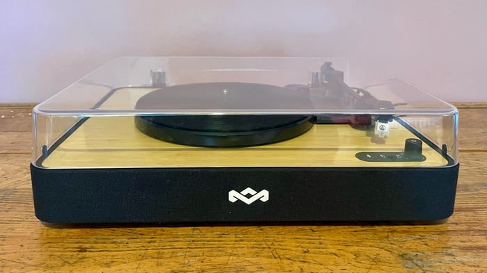 House of Marley Revolution Bluetooth turntable with eco fabric base