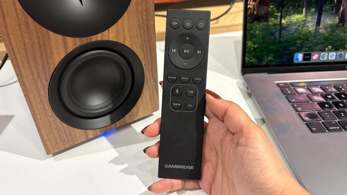 Remote control included for easy operation.