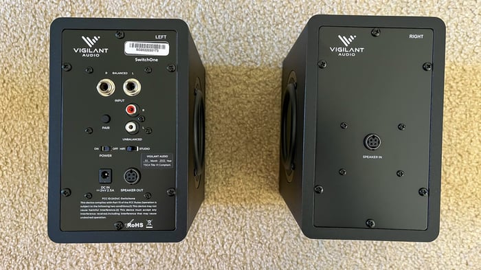 Vigilant Audio SwitchOne speakers