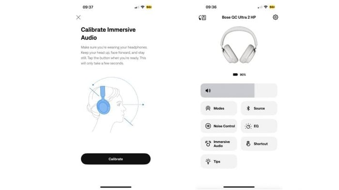 Bose QuietComfort Ultra Headphones (2nd Gen) App Screenshot