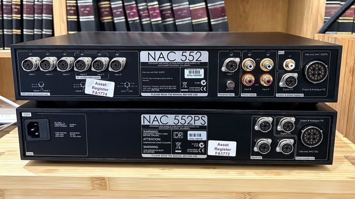 Naim NAC 552 rear view