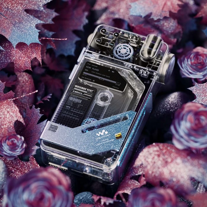 Sony Walkman Transparent Cassette Recorder