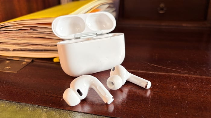 AirPods Pro 3 earbuds showcasing their elegant design