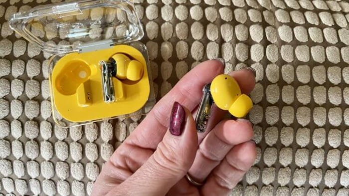 Nothing Ear (a) earbuds with charging case