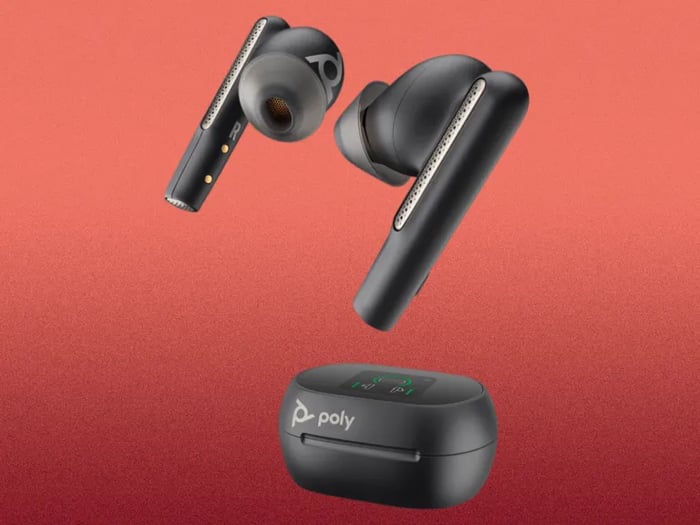 True wireless earbuds with touch display charging case and strong call performance