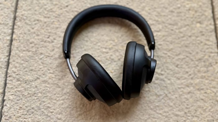 JLab JBuds Open Wireless headphones with grills removed.