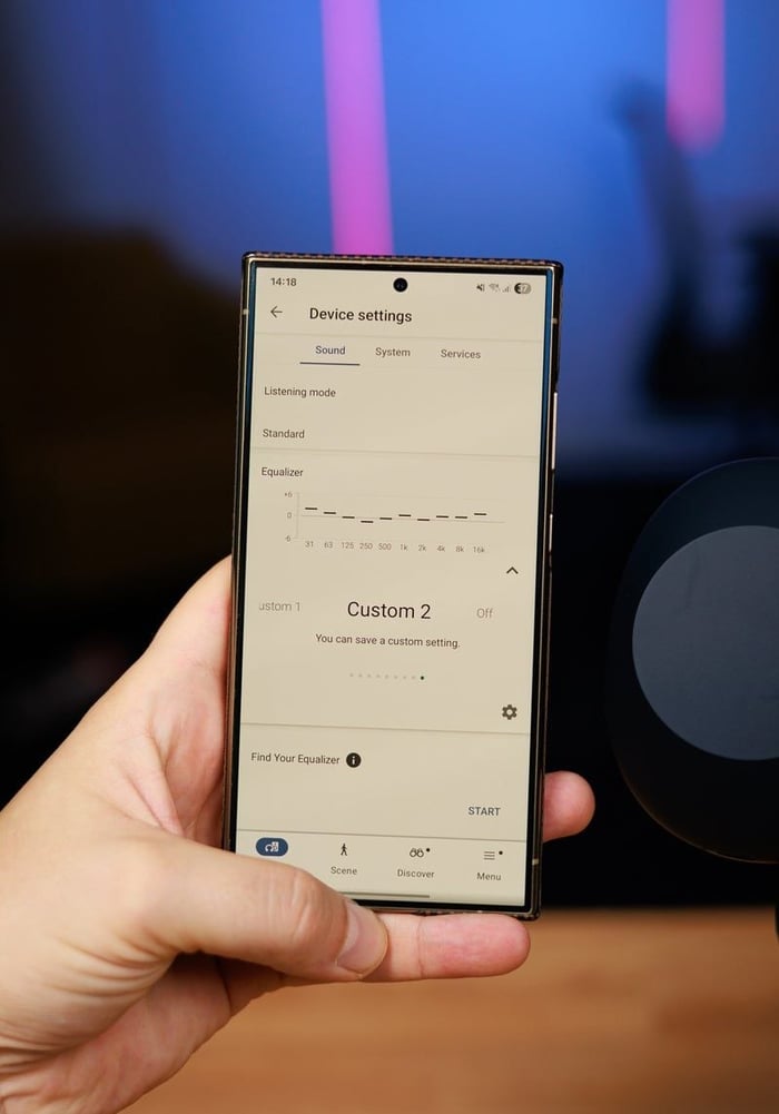Sony WH-1000XM6 EQ app