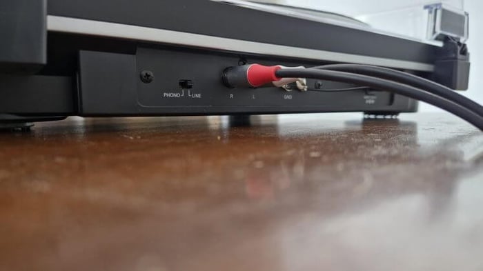 Audio-Technica AT-LP70XBT rear