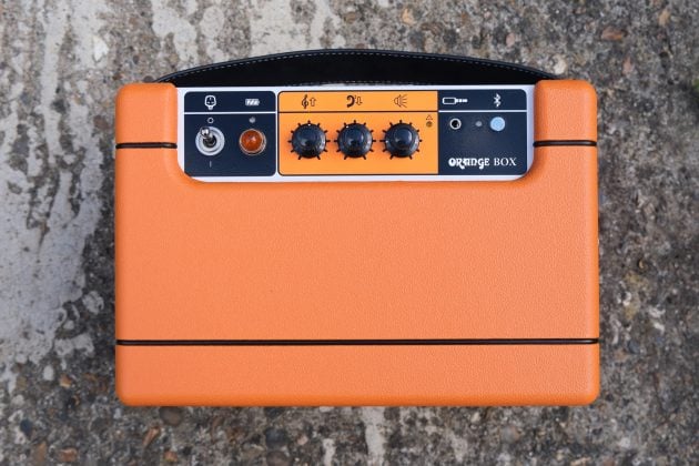 Top controls of Orange Box