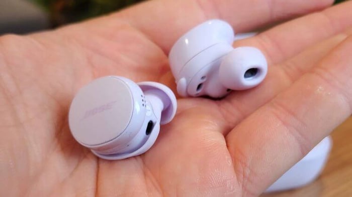 Bose QuietComfort Earbuds 2024 on wooden table