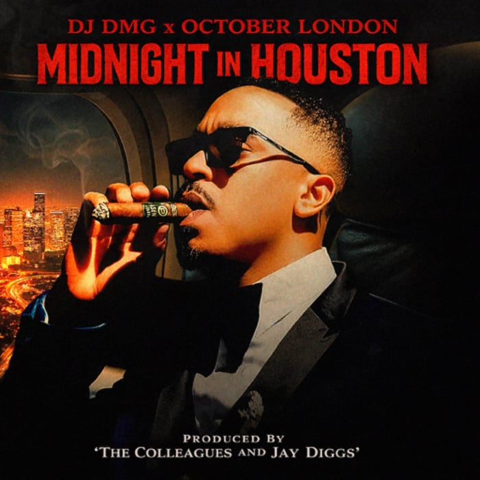 Album cover for Midnight in Houston by DJ DMG & October London