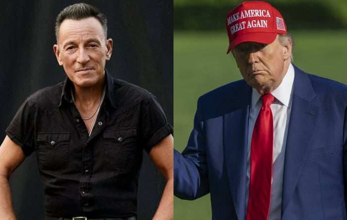 Bruce Springsteen and Donald Trump