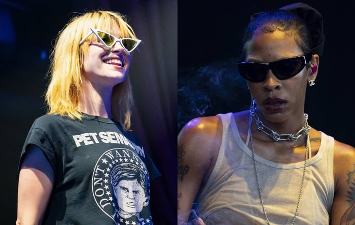 Hayley Williams and Rico Nasty sharing the stage at LA’s Fonda Theater
