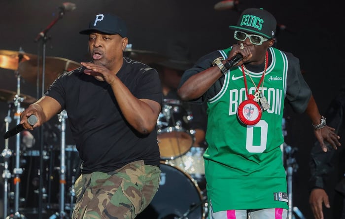 Chuck D and Flavor Flav of Public Enemy