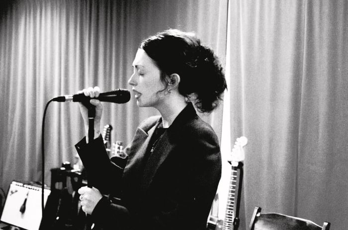 Violet Grohl rehearsing with her band in April 2026 in Los Angeles