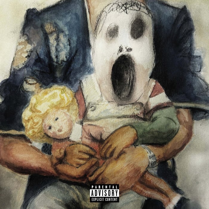 Album cover for EVERYTHING BEAUTIFUL DIED EARLY by ANKHLEJOHN & V Don