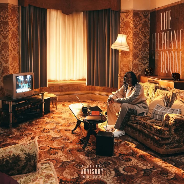 Cover art for Catch’s mixtape “The Elephant In the Room”