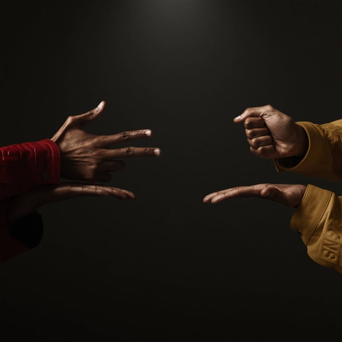 Album cover for Sir Michael Rocks – Rocks, Paper, Scissors: Choices