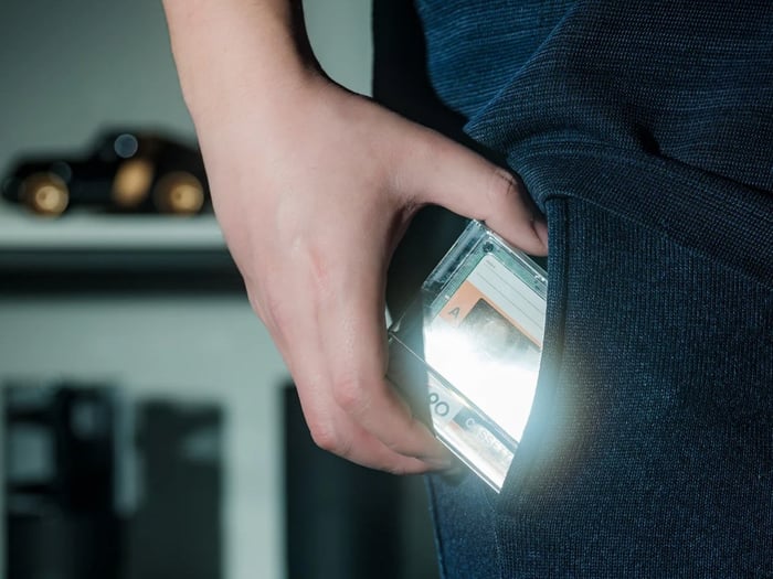 Side A Cassette Speaker on desk