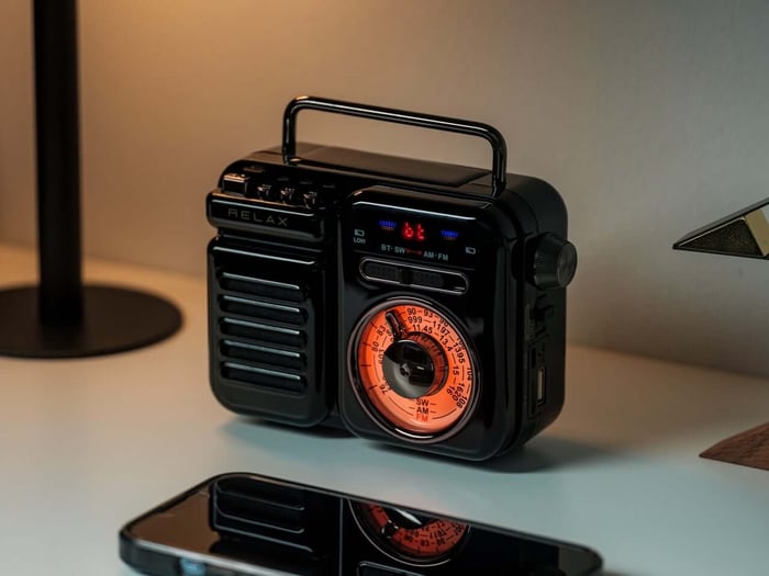 RetroWave 7-in-1 Radio with vintage design