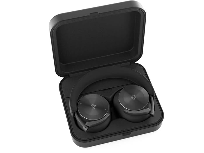 Side view of B&O Beoplay H95 showing slim profile and premium materials