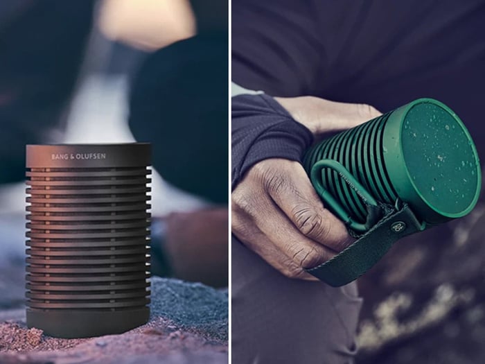 Beosound Explore portable speaker built for outdoor use