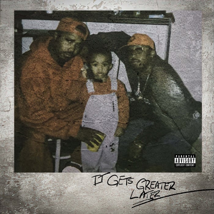 Album cover for Courtney Bell - It Gets Greater Later