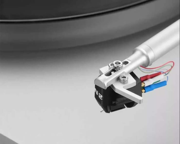 Close-up of Clearaudio N2's sleek and lightweight body design