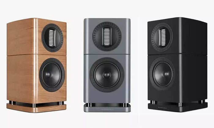 Wharfedale Elysian 1R bookshelf speaker highlighting driver design