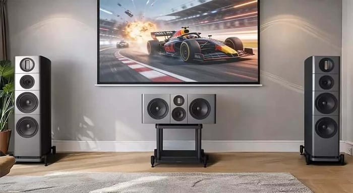 Wharfedale Elysian R speakers in new matte finishes with walnut veneer