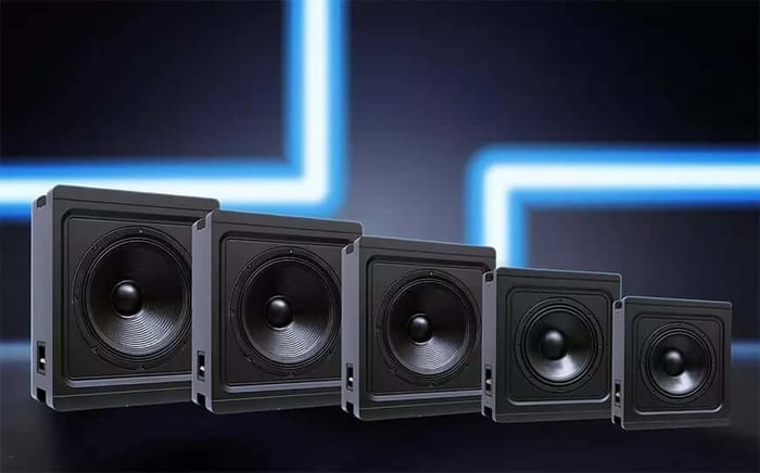 UNO series subwoofers deliver powerful bass to complement IMMERSIO’s sound design.