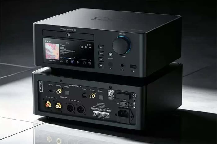 SACD player Shanling SCD1.3R rear connectivity