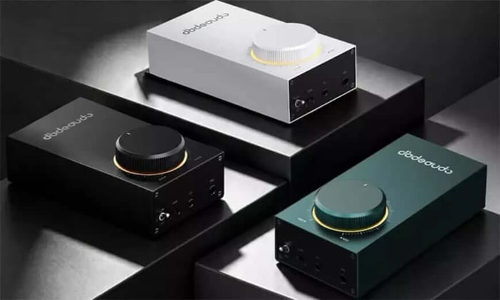 Dual headphone outputs and gain switches for personalized listening