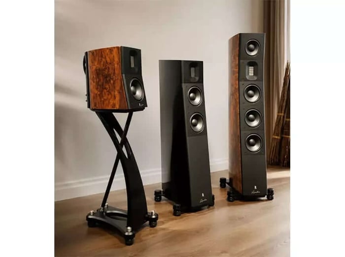 Fine details of the Raidho TD Signature speaker finish and construction.
