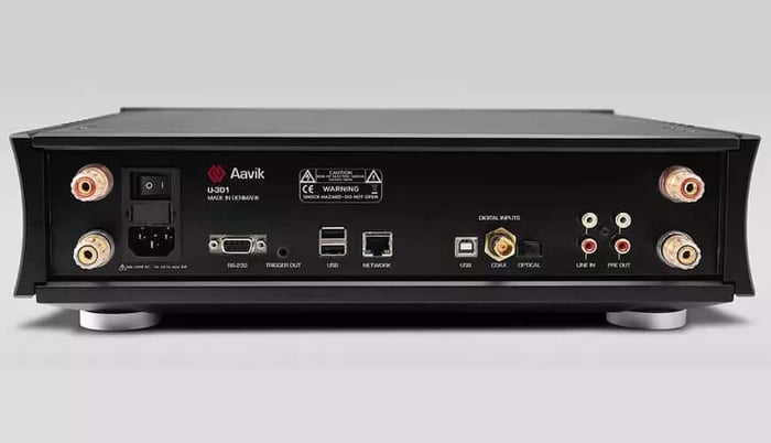The front display and controls blend style with function.