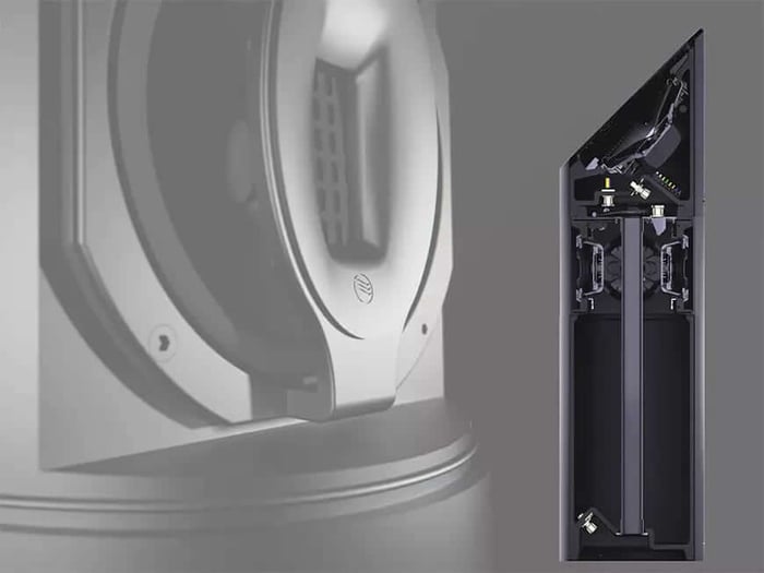 Close-up of Coastal Source 1000 Series Bollard speaker