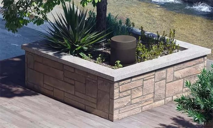 Side view of Coastal Source 1000 Series Bollard speaker