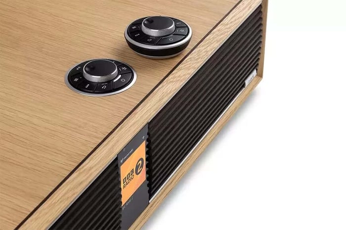 Close-up of Ruark R410 Anniversary Edition showing RotoDial and anniversary emblem
