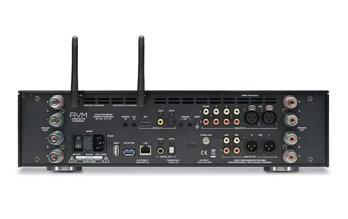 AVM Evolution Black Edition technical schematic highlighting upgrades