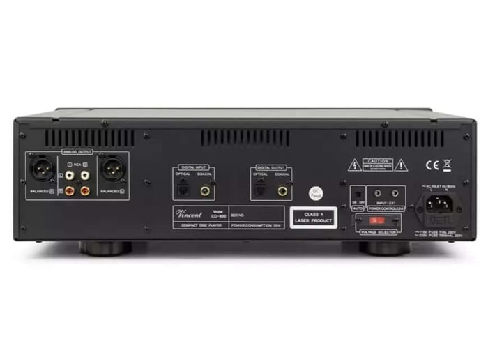 Side view of the Vincent CD-600 highlights its sleek design