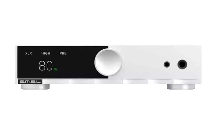 SMSL H200 headphone amplifier side view