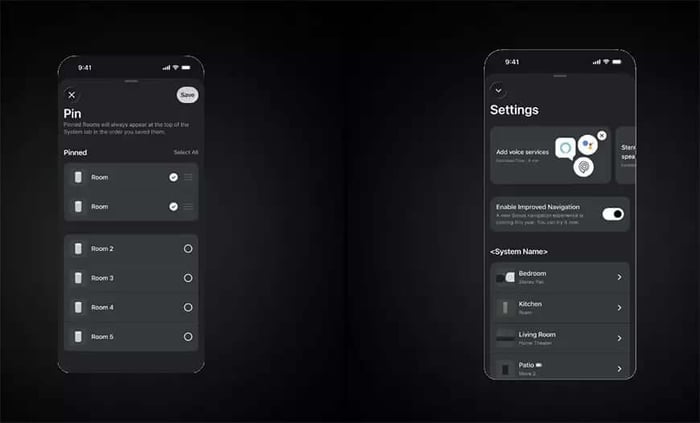 Effortlessly sort and pin your most-used speakers for quick access