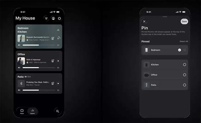Automatic reconnection to your last-used speaker or group keeps your listening uninterrupted