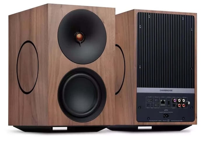 Comprehensive inputs including HDMI eARC, phono stage, and wireless streaming technologies.