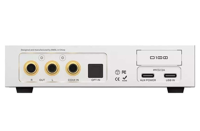 SMSL D100 – desktop DAC with balanced headphone output