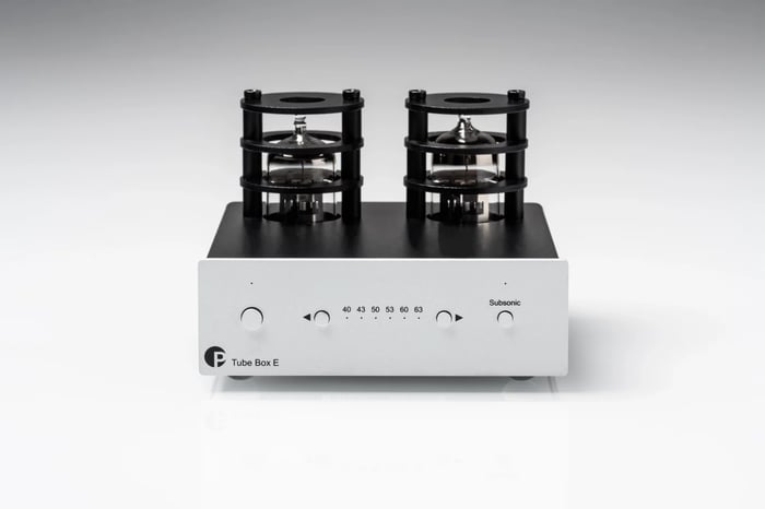 Pro-Ject Tube Box S3 B and E phono preamps showcasing elegant design and craftsmanship