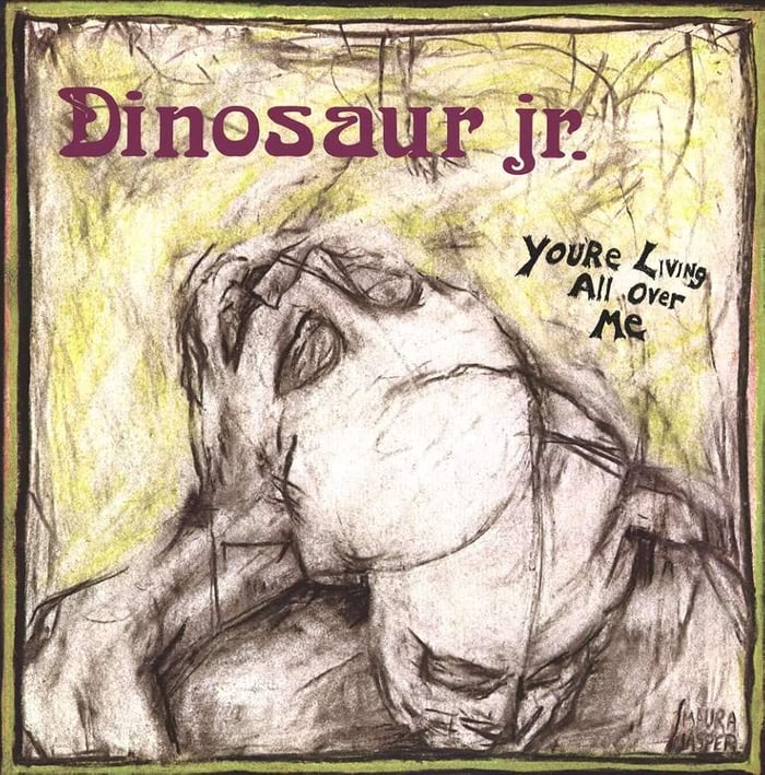 You’re Living All over Me album cover
