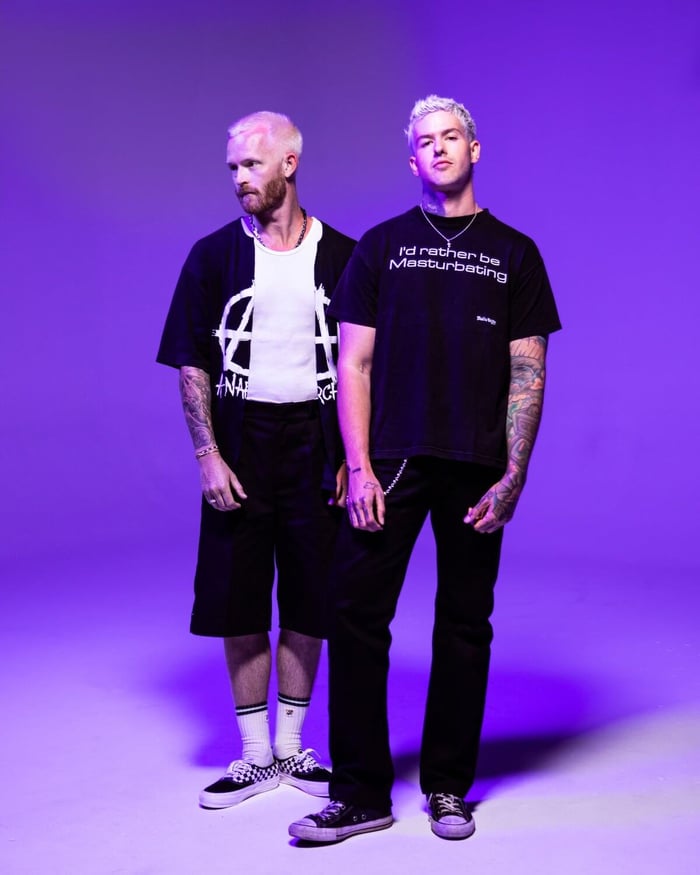 John Feldmann and girlfriends crafting their new album, blending experience with fresh ideas.