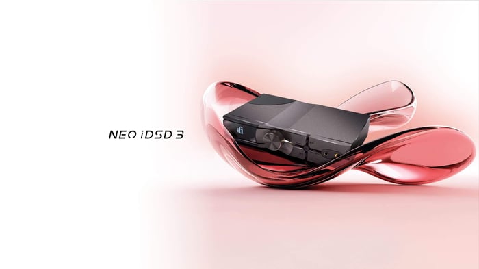 NEO iDSD 3 banner showcasing sleek design and advanced features
