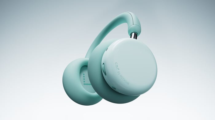CMF Headphone Pro showing modular ear pads